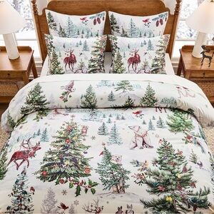 NWT Pottery Barn Winter Enchanted Forest Duvet Cover (King/Cal King)